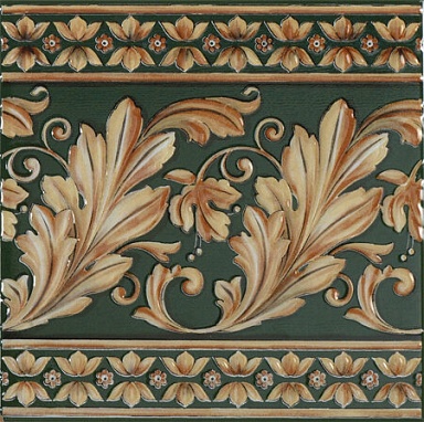Декор Ape 40101-03105 Majesty Verde Botella 20x20