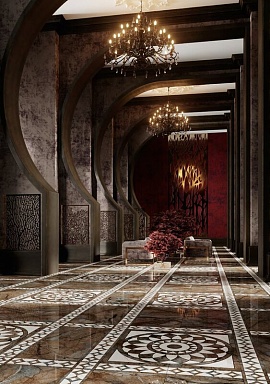 Kerama Marazzi ID111 Декор Театро наборный 100*100