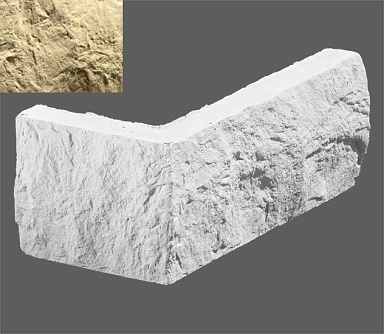 Искусственный камень Leonardo Stone Угловой элемент Анкона 050 7,5/27x9.5x1.6