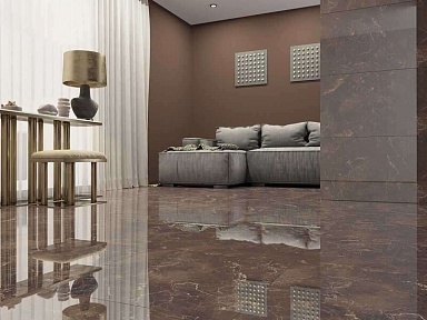 Керамогранит Velsaa Copper Slab black Glossy 60x60