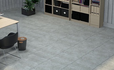 Плитка Pieza Ceramica ST012040M Stone серый 20х40