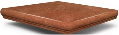 Interbau Флорентийская угловая ступень 059 Kastanie 32x32x9