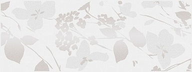 Декор Kerama Marazzi MLD/A67/15000 Вилланелла Цветы белый 15x40