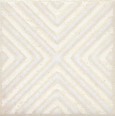 Декоративная вставка Kerama Marazzi STG/B403/1266H Амальфи орнамент белый 9.8x9.8