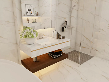 Керамогранит Duna Oriental White 120x60