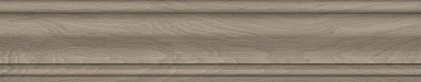 Плинтус Kerama Marazzi SG5269/BTG Монтиони коричневый светлый матовый 39,6x8