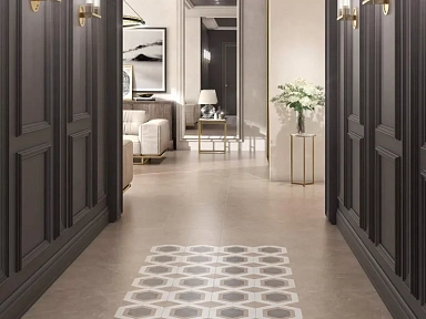 Kerama Marazzi BLE006 Бордюр Багет Гран Пале белый 25х5,5