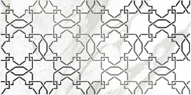 Cersanit A16015 вставка Royal stone узор белый 29,8x59,8