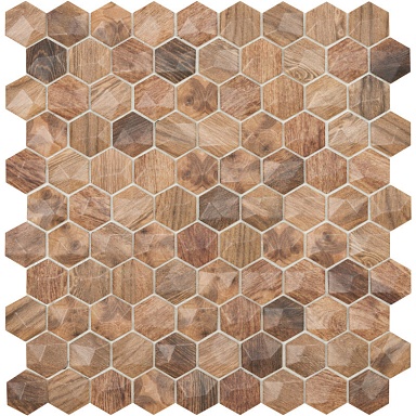 Мозаика Vidrepur Hex Woods № 4700D