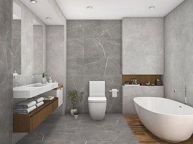 Керамогранит Global Tile GT40801401MCR Bliss GT Серый 40x80