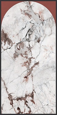 Декор Cedit 764111 Policroma Arco Breccia-Mattone Mat Ret 6mm 120x240