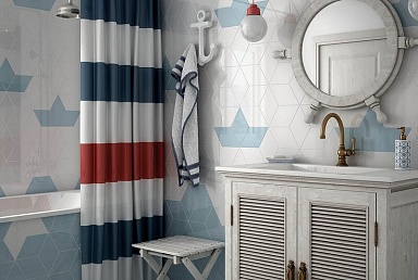 Керамогранит Equipe 22689 Rhombus Cream Smooth 14x24