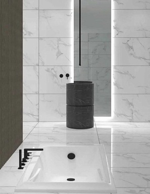 Керамогранит Rak Ceramics Indus Anthracite Polished Full Lappato 60x120