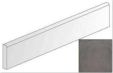 Плинтус VIVES Laverton Rodapie Grafito 9.4x60