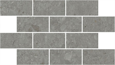 Kerama Marazzi DD606120/MM Декор Чеппо ди Гре мозаичный серый тёмный матовый обрезной 34,6x20x0,9