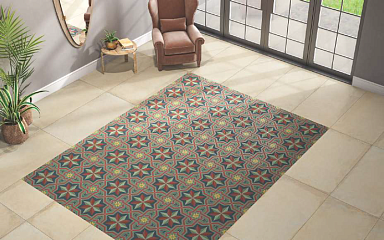 Керамогранит Simpolo Ceramics Scs Mandala Red 19,8х19,8