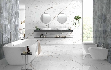 Керамогранит Rak Ceramics Statuario Venato White Polished Full Lappato 60x120