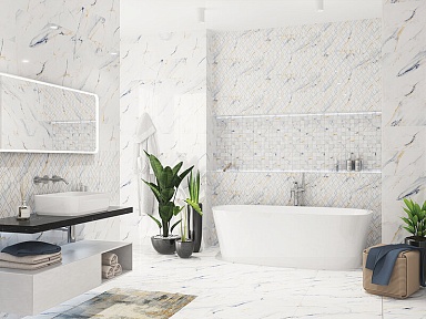 Декор Eletto Ceramica 589132001 CALACATTA FANTASY PERLA 24,2x70