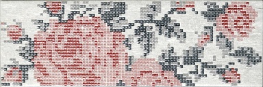 Декор Serenissima Cir 1047606 DOCKLANDS INSERTO FLOWERS WHITE S/1 8,6x26