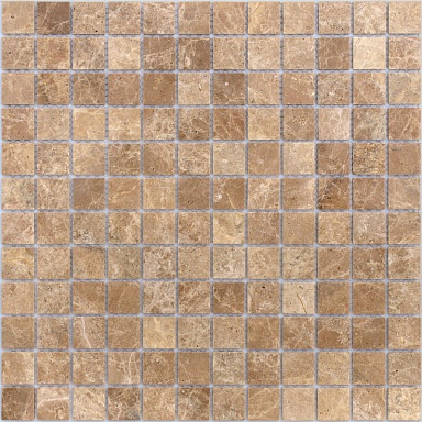 Мозаика Caramelle Mosaic Pietrine Emperador Light POL 23x23x4 298х298