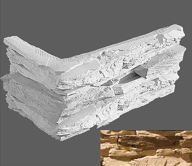 Искусственный камень Leonardo Stone Угловой элемент Леонардо 874 20/10x10x3,5