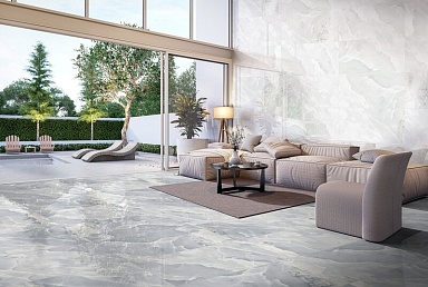 Керамогранит Global Tile GT1206014703PR Glissando Белый 60x120
