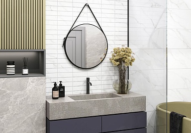 Плитка Alma Ceramica TWA3060BRK27 Bronks матовая рельефная 300x600x7.5