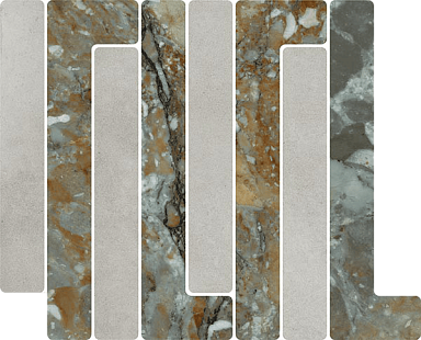 Декор VIVES 41W8 Mosaico Trellick Tassili Ceniza 30x24,2