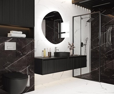 Керамогранит Laparet Swizer White белый полированный 60x120