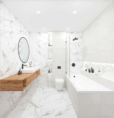 Керамогранит Global Tile 6260-0217 Victory Белый 30x60