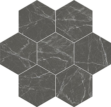 Керамогранит Click Ceramica Cosmo Hex Black 20x24