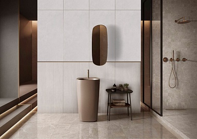 Керамогранит Realistik Fog Gris Matt Carving 60x60