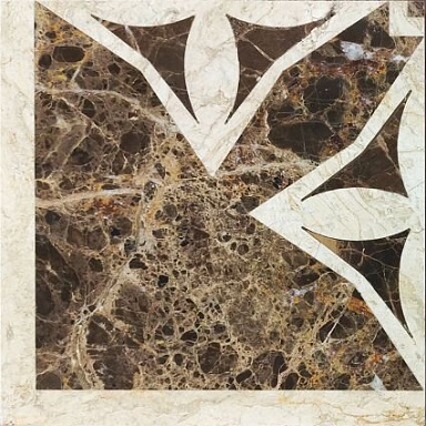 Декоративная вставка Marmocer PJD-SDPH106 106 Waterjet Border (Clover) 240x240