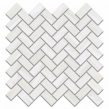 Kerama Marazzi SG190/007T Декор Контарини белый мозаичный 31,5x30x0,9