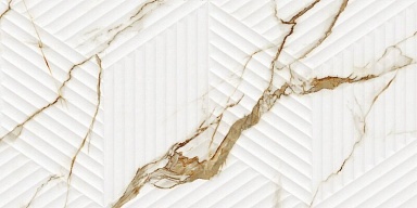 Плитка Artecera LE63063A-F53 Bianco Carrara Oro Cubo Rectificado 30х60