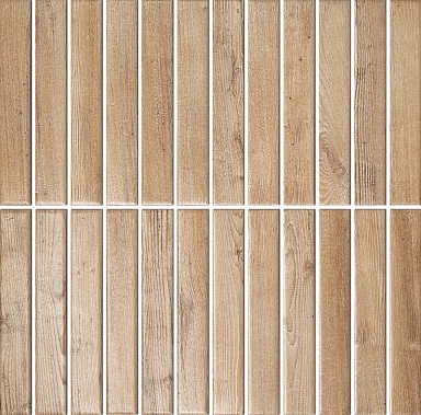 Мозаика NSmosaic PP20145-16 керамика матовая 20x145x6 296x300