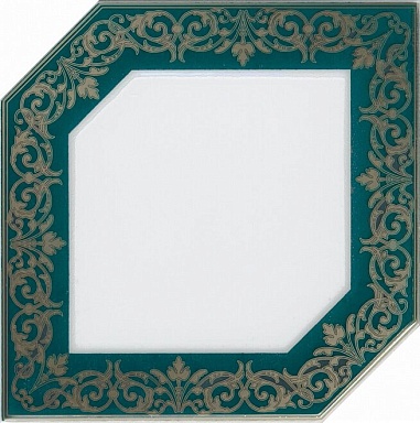 Декор Kerama Marazzi HGD/E250/18000 Клемансо зеленый темный 15*15