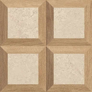 Керамогранит Versace PF60017069 V Stone Frame Beige Nat Rett 8.5mm 60x60