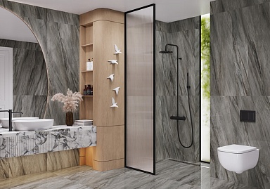 Керамогранит LCM 60120MAE25P Marmorise Graphite полированный 600x1200x7