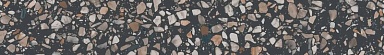 Kerama Marazzi KM6060G0021RBT6 Плинтус Бричиола чёрный матовый обрезной 60x9,5x0,9
