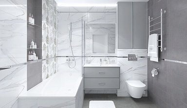 Laparet Elegance Декор-2 белый 20х50