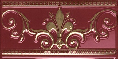 Бордюр Ape CENEFA NOBLESSE BURDEOS GOLD 20*10
