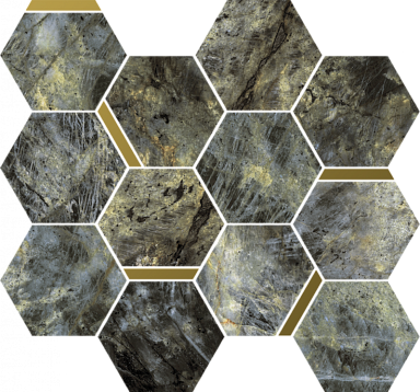 Мозаика Italon 620110000228 Stellaris Madagascar Dark Mosaico Chic Nat 28.3x32.8