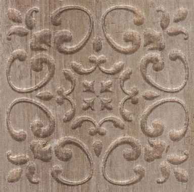 Декоративная вставка Kerama Marazzi STG/B481/SG1550 Браш Вуд коричневый 9.9х9.9