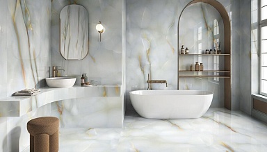 Керамогранит Emil Ceramica EMMN Tele Di Marmo Pure Onyx Perla Full Lappato 9mm 60x120