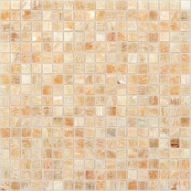 Мозаика Caramelle Mosaic Pietrine Onice beige POL 15x15x8 305x305