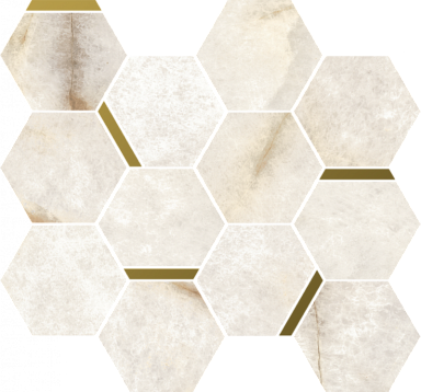 Мозаика Italon 620110000223 Stellaris Crystal Pure Mosaico Chic Nat 28.3x32.8