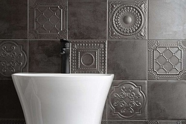 Декор Mainzu Relief Silver 20x20