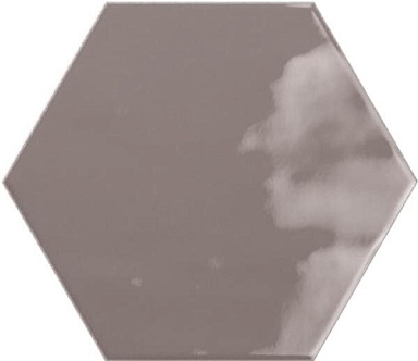 Плитка Ribesalbes PT03139 Hex Charcoal Glossy 15x17,3