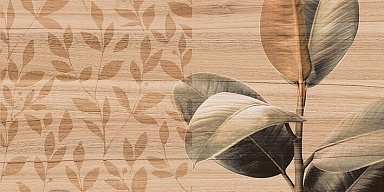 Плитка Laparet 08-01-15-2454 Organic коричневый узор 20х40